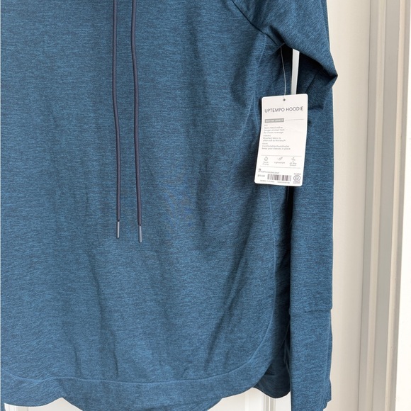 NWT Athleta Blue Long Sleeve Hoodie Small - Picture 3 of 4
